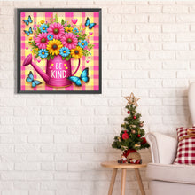 Load image into Gallery viewer, Diamond Painting - Full Square - pink flowers (30*30CM)
