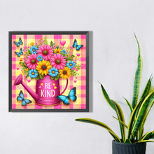Load image into Gallery viewer, Diamond Painting - Full Square - pink flowers (30*30CM)
