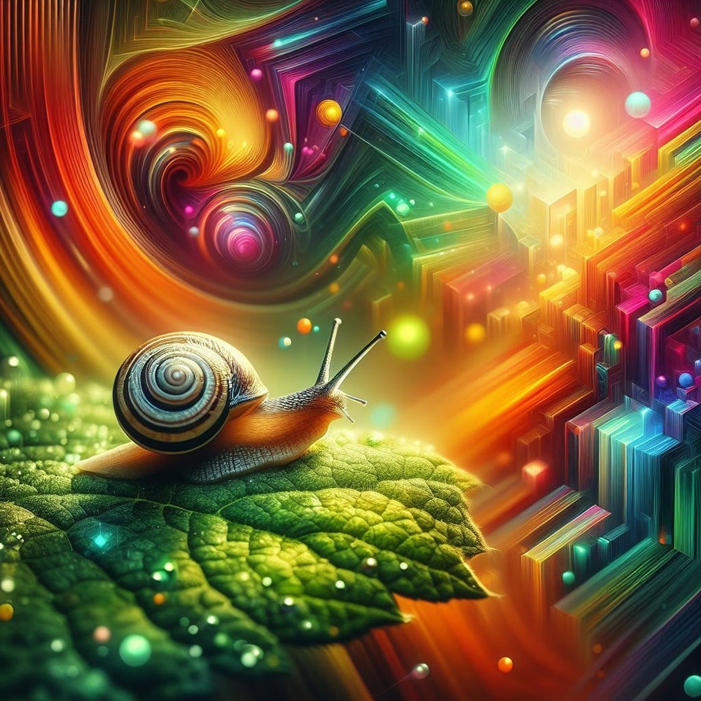 Diamond Painting - Full Round - snails (40*40CM)