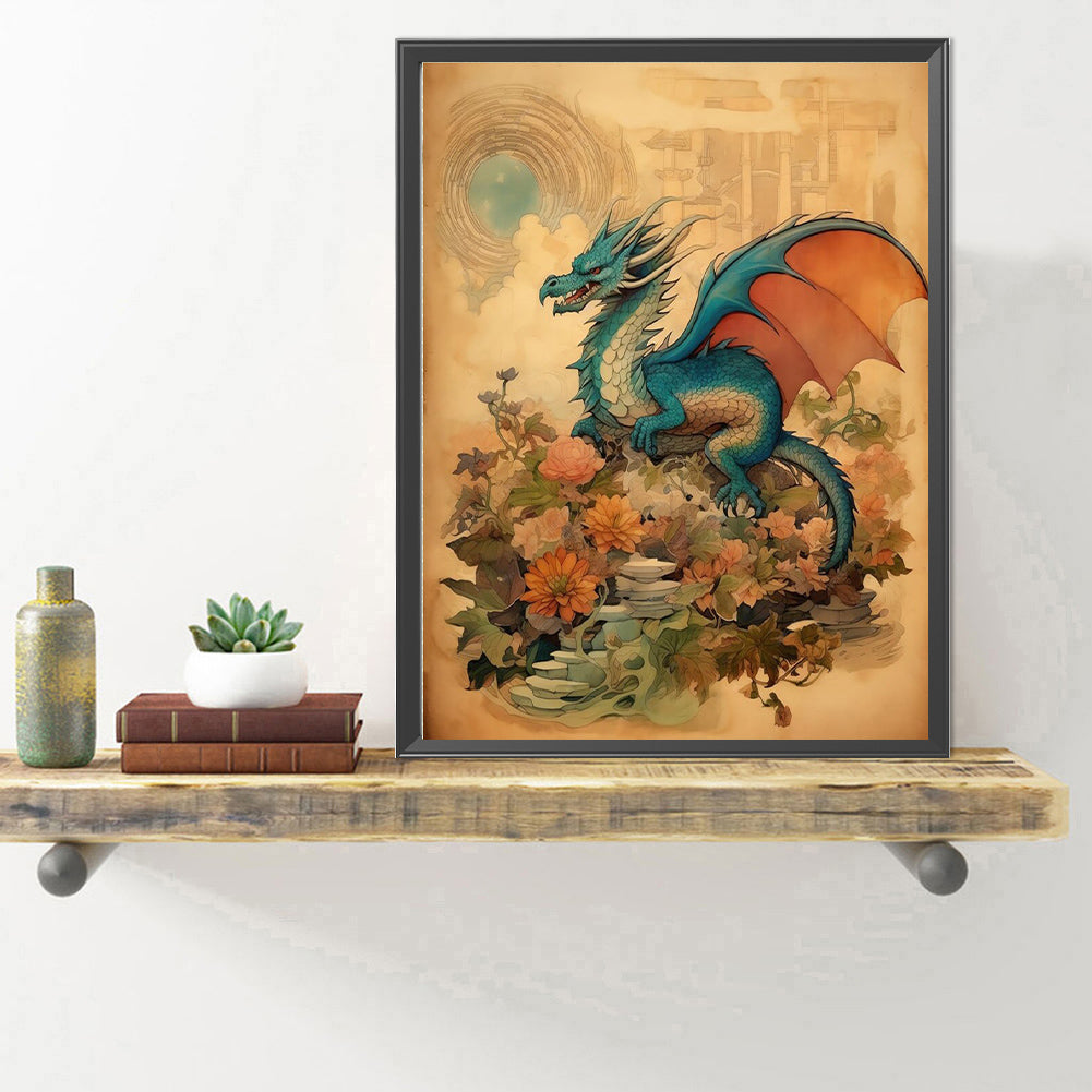 Diamond Painting - Full Round - Qinglong (40*50CM)