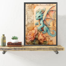 Load image into Gallery viewer, Diamond Painting - Full Round - Green Dragon (40*50CM)
