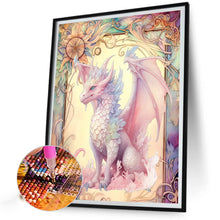Load image into Gallery viewer, Diamond Painting - Full Round - pink dragon (40*50CM)
