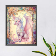 Load image into Gallery viewer, Diamond Painting - Full Round - pink dragon (40*50CM)
