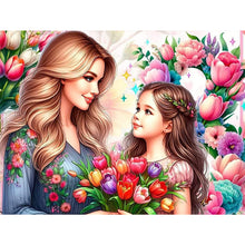 Load image into Gallery viewer, Diamond Painting - Full Round - tulips for mother (40*30CM)
