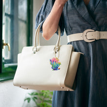 Load image into Gallery viewer, 5 Pcs Double Side Cacti Diamond Art Keyring for Birthday Crafting Party Decor
