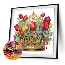 Load image into Gallery viewer, Diamond Painting - Partial Special Shaped - crown tulip (35*35CM)
