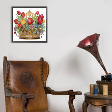 Load image into Gallery viewer, Diamond Painting - Partial Special Shaped - crown tulip (35*35CM)
