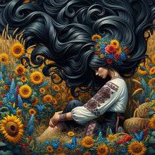 Load image into Gallery viewer, Diamond Painting - Full Square - midsummer sunflower (40*40CM)

