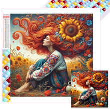 Load image into Gallery viewer, Diamond Painting - Full Square - midsummer sunflower (40*40CM)
