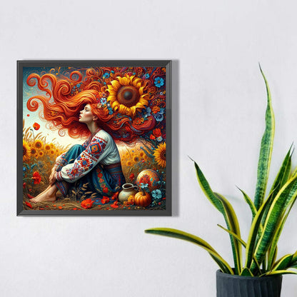 Diamond Painting - Full Square - midsummer sunflower (40*40CM)