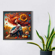 Load image into Gallery viewer, Diamond Painting - Full Square - midsummer sunflower (40*40CM)
