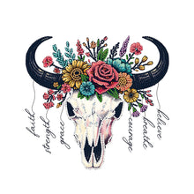 Load image into Gallery viewer, Diamond Painting - Partial Special Shaped - Art bull head (30*40CM)
