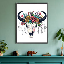 Load image into Gallery viewer, Diamond Painting - Partial Special Shaped - Art bull head (30*40CM)

