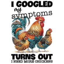 Load image into Gallery viewer, Diamond Painting - Partial Special Shaped - Rooster calligraphy and painting (30*40CM)
