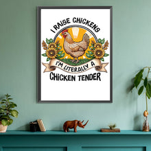 Load image into Gallery viewer, Diamond Painting - Partial Special Shaped - Rooster calligraphy and painting (30*40CM)
