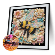 Load image into Gallery viewer, Diamond Painting - Partial Special Shaped - bee (30*30CM)
