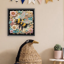 Load image into Gallery viewer, Diamond Painting - Partial Special Shaped - bee (30*30CM)
