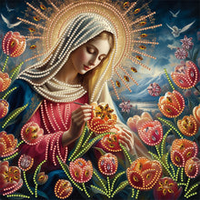 Load image into Gallery viewer, Diamond Painting - Partial Special Shaped - Our Lady (30*30CM)
