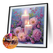 Load image into Gallery viewer, Diamond Painting - Partial Special Shaped - Candle (30*30CM)
