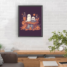 Load image into Gallery viewer, Diamond Painting - Full Round - two little ghosts (30*40CM)
