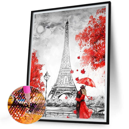 Diamond Painting - Full Round - paris lovers (30*40CM)