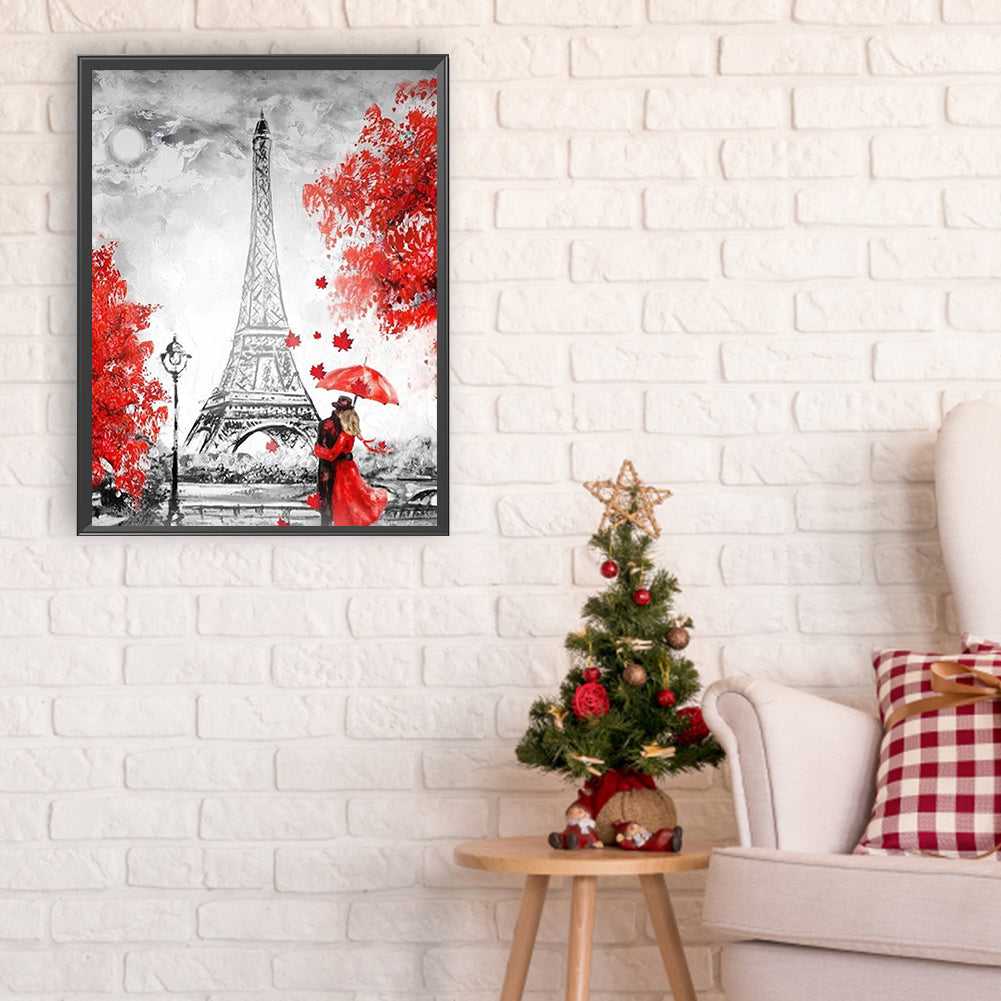 Diamond Painting - Full Round - paris lovers (30*40CM)