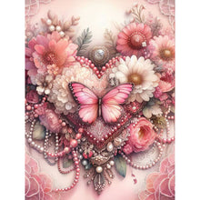 Load image into Gallery viewer, Diamond Painting - Full Round - Flowers and butterflies decoration (30*40CM)
