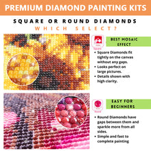 Load image into Gallery viewer, Diamond Painting - Full Square - Glass Art Lattice Disney Princess-Mulan (40*40CM)
