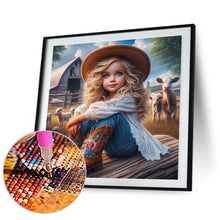 Load image into Gallery viewer, Diamond Painting - Full Round - cowgirl (30*30CM)
