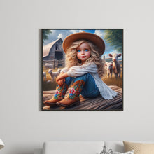 Load image into Gallery viewer, Diamond Painting - Full Round - cowgirl (30*30CM)
