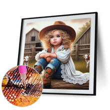 Load image into Gallery viewer, Diamond Painting - Full Round - cowgirl (30*30CM)
