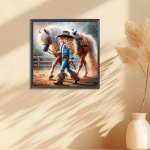 Load image into Gallery viewer, Diamond Painting - Full Round - cowgirl (30*30CM)
