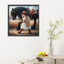 Load image into Gallery viewer, Diamond Painting - Full Round - cowgirl (30*30CM)
