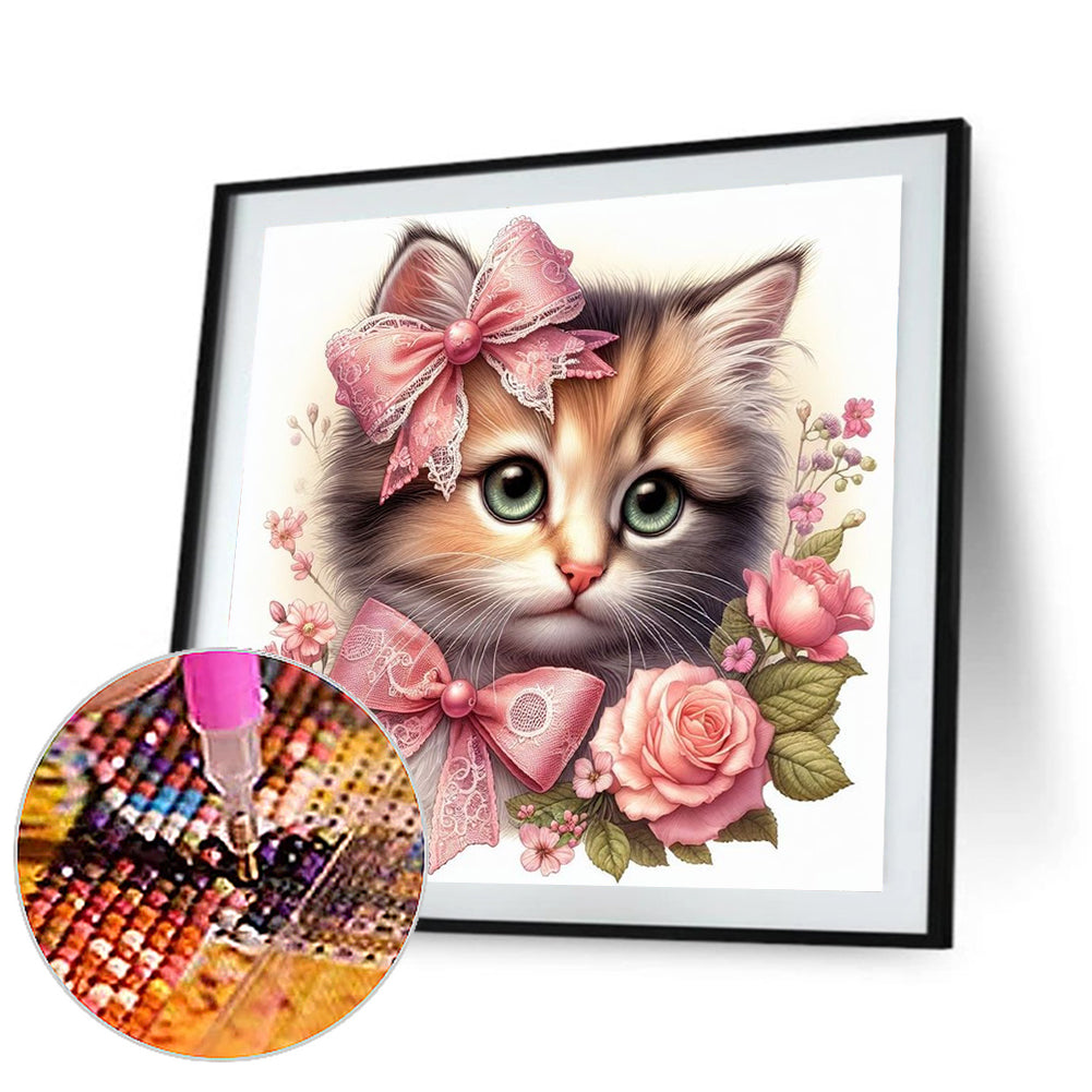Diamond Painting - Full Round - cat (30*30CM)