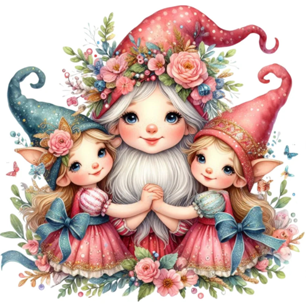 Diamond Painting - Full Round - Goblin family (30*30CM)