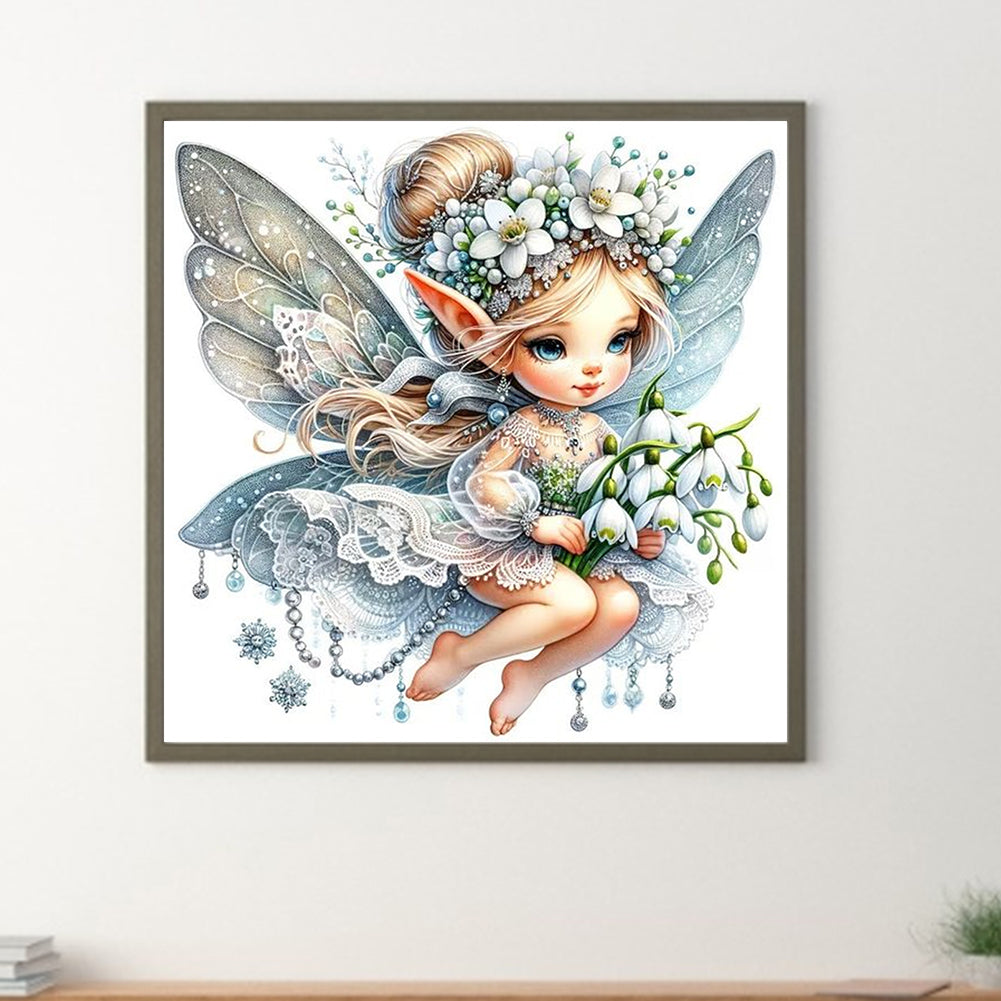 Diamond Painting - Full Round - Lily of the Valley Elf (30*30CM)