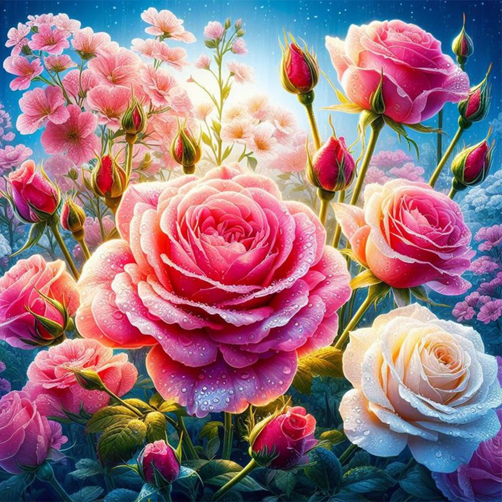 Diamond Painting - Full Round - Rose (30*30CM)