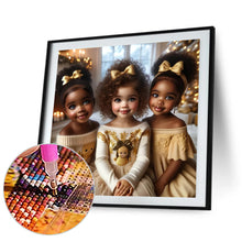Load image into Gallery viewer, Diamond Painting - Full Round - black girl (40*40CM)

