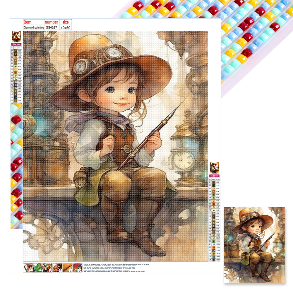 Diamond Painting - Full Square - magic child (40*50CM)