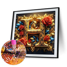 Load image into Gallery viewer, Diamond Painting - Full Round - Flower letter-H (30*30CM)
