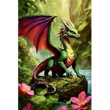 Load image into Gallery viewer, Diamond Painting - Full Round - dragon (40*60CM)
