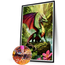 Load image into Gallery viewer, Diamond Painting - Full Round - dragon (40*60CM)
