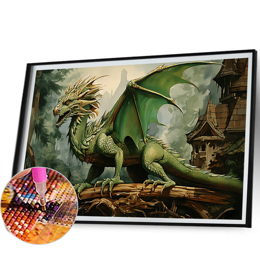 Diamond Painting - Full Round - dragon (60*40CM)