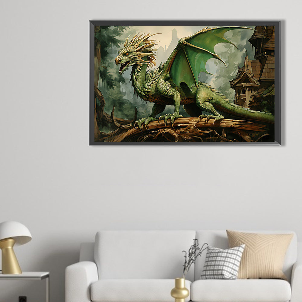 Diamond Painting - Full Round - dragon (60*40CM)