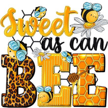 Load image into Gallery viewer, Diamond Painting - Partial Special Shaped - sweet bee (30*30CM)
