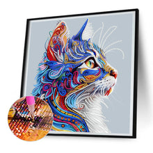 Load image into Gallery viewer, Diamond Painting - Partial Special Shaped - color cat (30*30CM)
