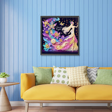Load image into Gallery viewer, Diamond Painting - Partial Special Shaped - Butterfly beauty (30*30CM)
