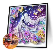 Load image into Gallery viewer, Diamond Painting - Partial Special Shaped - Butterfly beauty (30*30CM)
