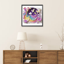 Load image into Gallery viewer, Diamond Painting - Partial Special Shaped - Butterfly beauty (30*30CM)
