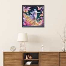 Load image into Gallery viewer, Diamond Painting - Partial Special Shaped - Butterfly beauty (30*30CM)
